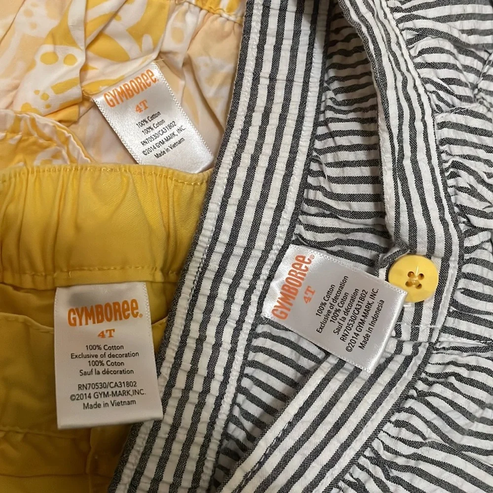 2014 Gymboree “Yellow and Black” Outfit, Size 4T